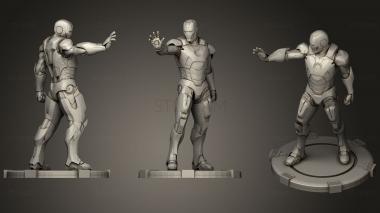 3D model Iron Man Shooting (STL)